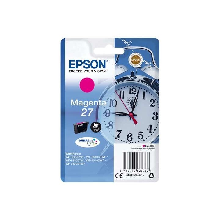Epson T2703 (27) Magenta Tinteiro Original - C13T27034012