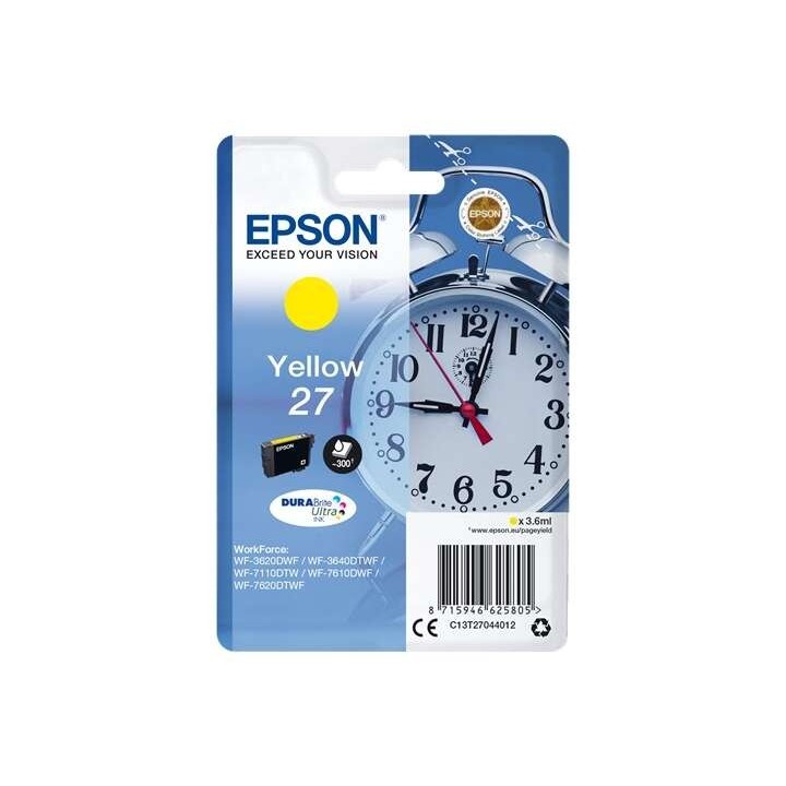 Epson T2704 (27) Amarelo Tinteiro Original - C13T27044012