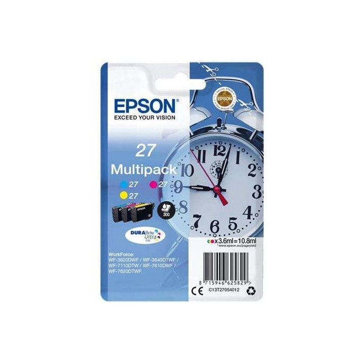Epson T2705 (27) Pack de 3 Tinteiros Originais - C13T27054012