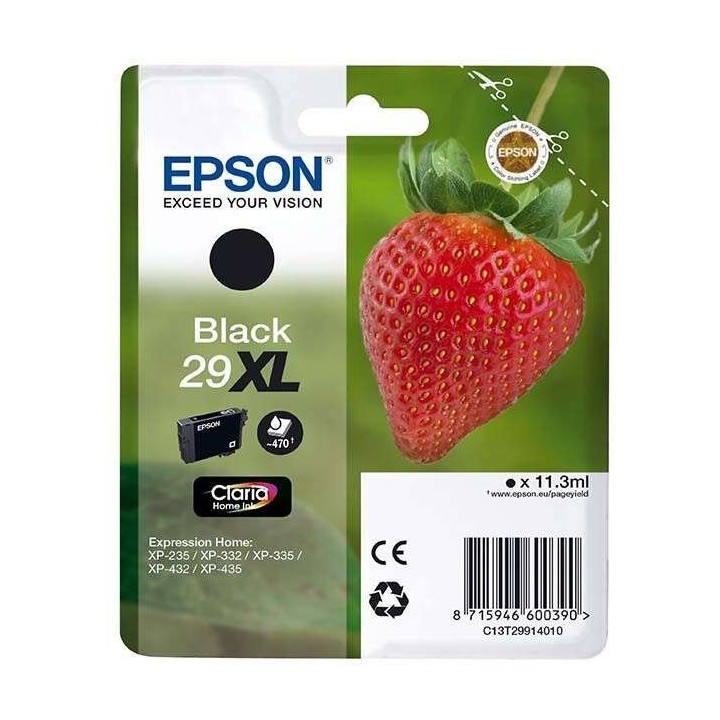 Epson T2991 (29XL) Preto Tinteiro Original - C13T29914012
