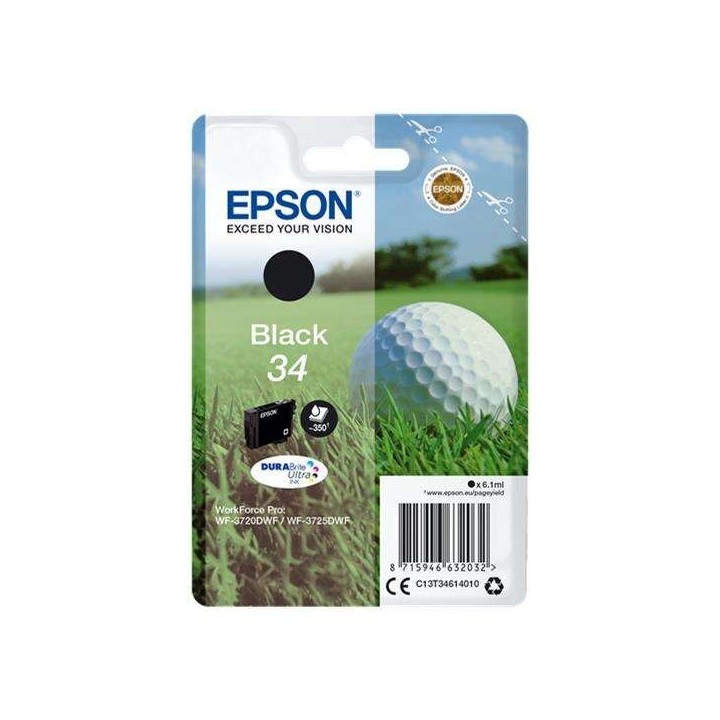 Epson T3461 (34) Preto Tinteiro Original - C13T34614010