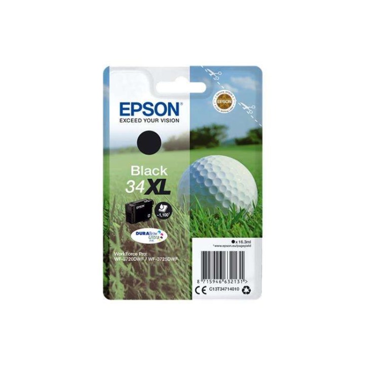 Epson T3471 (34XL) Preto Tinteiro Original - C13T34714010