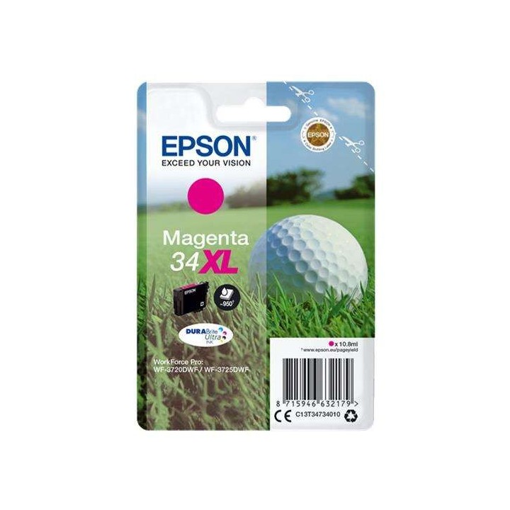 Epson T3473 (34XL) Magenta Tinteiro Original - C13T34734010