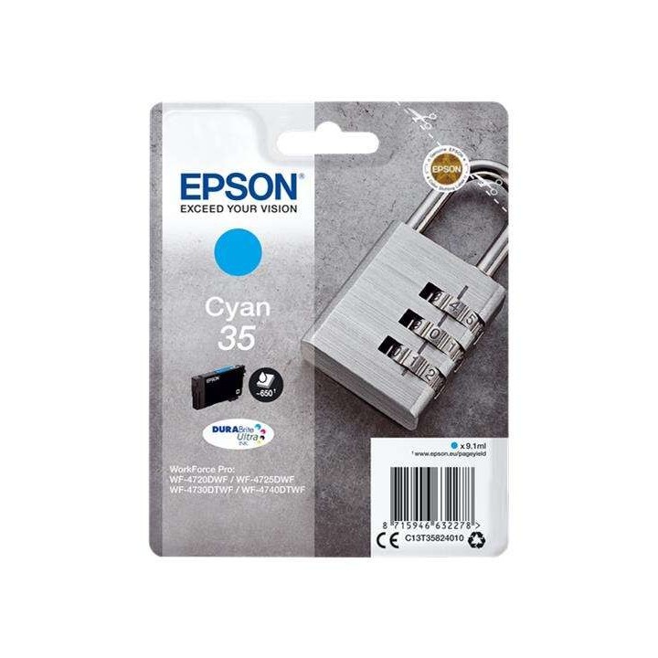 Epson T3582 (35) Ciano Tinteiro Original - C13T35824010
