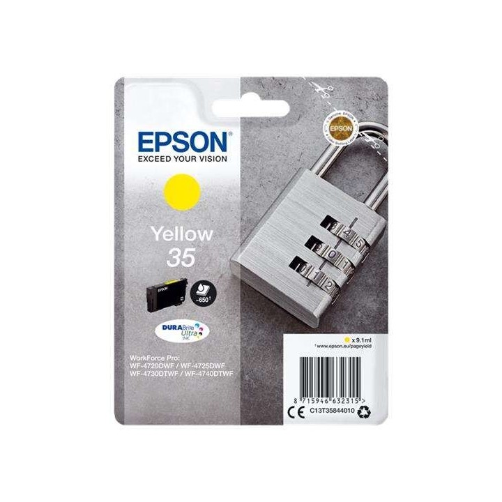 Epson T3584 (35) Amarelo Tinteiro Original - C13T35844010