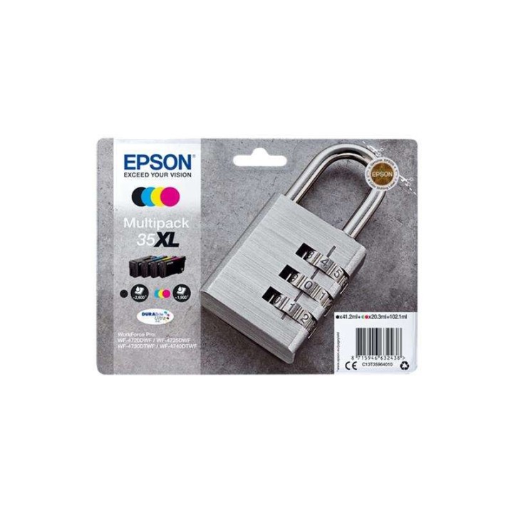 Epson T3596 (35XL) Pack de 4 Cartuchos de Tinta Originais - C13T359640