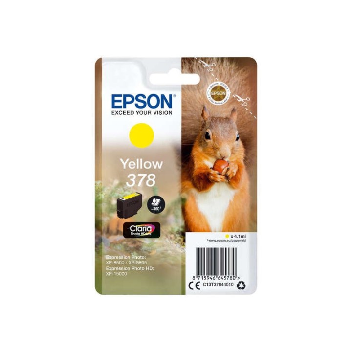 Epson 378 Amarelo Tinteiro Original - C13T37844010