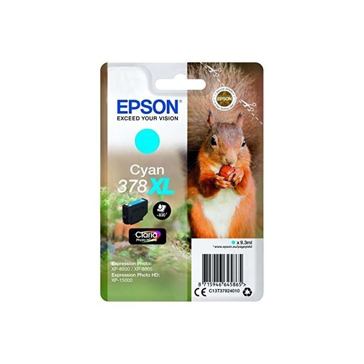 Epson 378XL Ciano Tinteiro Original - C13T37924010