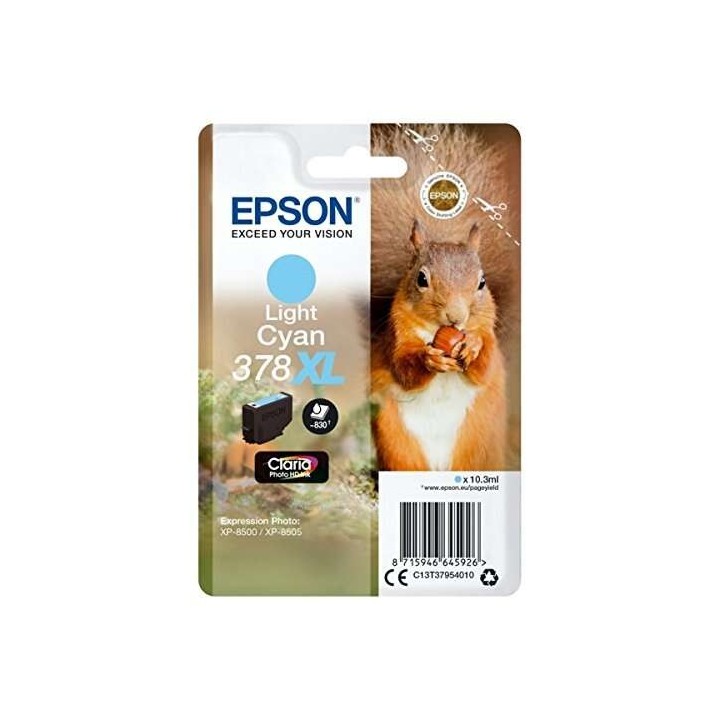 Epson 378XL Ciano Light Tinteiro Original - C13T37954010
