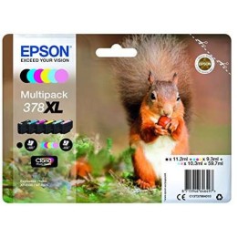 Epson 378XL Pack de 6 Cartuchos de Tinta Originais - C13T37984010