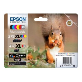 Epson 378XL/478XL Pack de 6 Cartuchos de Tinta Originais - C13T379D401