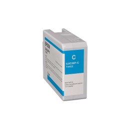 Epson SJIC36P Ciano Tinteiro Original - C13T44C240/SJIC36P(C)