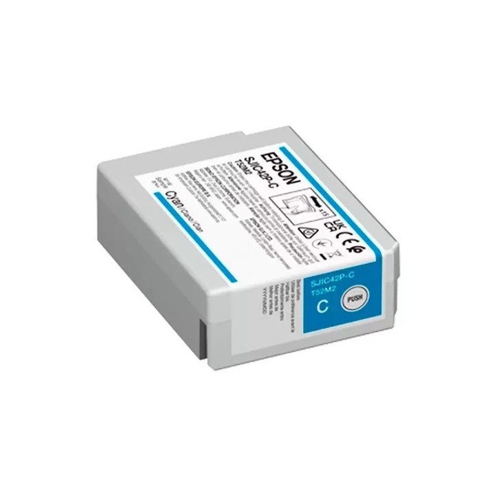 Epson SJIC42P-C Ciano Tinteiro Original - C13T52M240