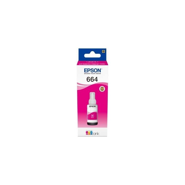 Epson T6643 Magenta Frasco de Tinta Original - C13T664340