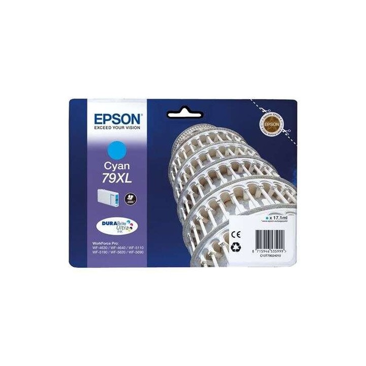 Epson T7902 (79XL) Ciano Tinteiro Original - C13T79024010