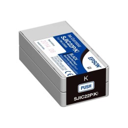 Epson SJIC22P Preto Tinteiro Original - C33S020601/SJIC22P(K)
