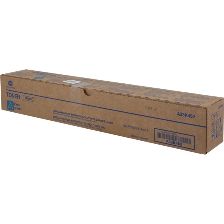 Konica Minolta TN512 Ciano Toner Original - TN512C/A33K452