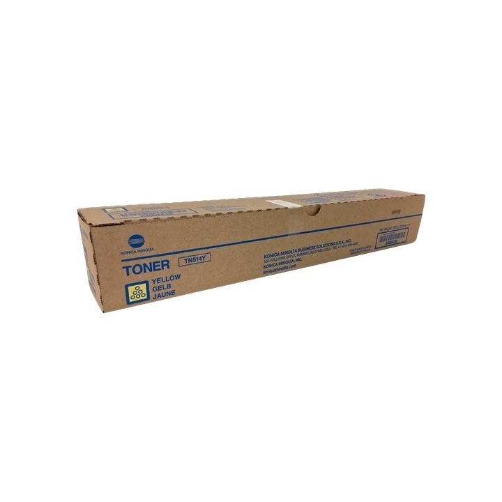 Konica Minolta TN514 Amarelo Toner Original - A9E8250/TN514Y