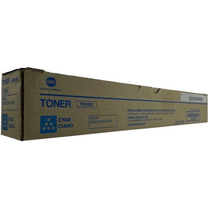 Konica Minolta TN328 Ciano Toner Original - AAV8450/TN328C