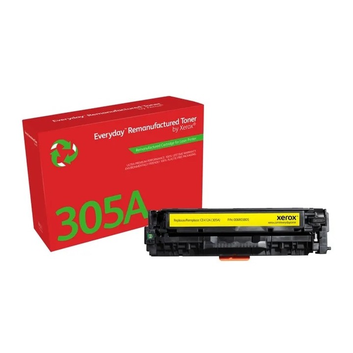 Xerox Everyday HP CE412A Amarelo Toner Remanufaturado