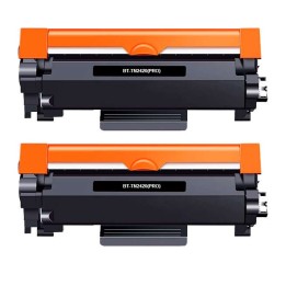 Brother TN2420/TN2410 Preto Pack de 2 Toners Compatíveis
