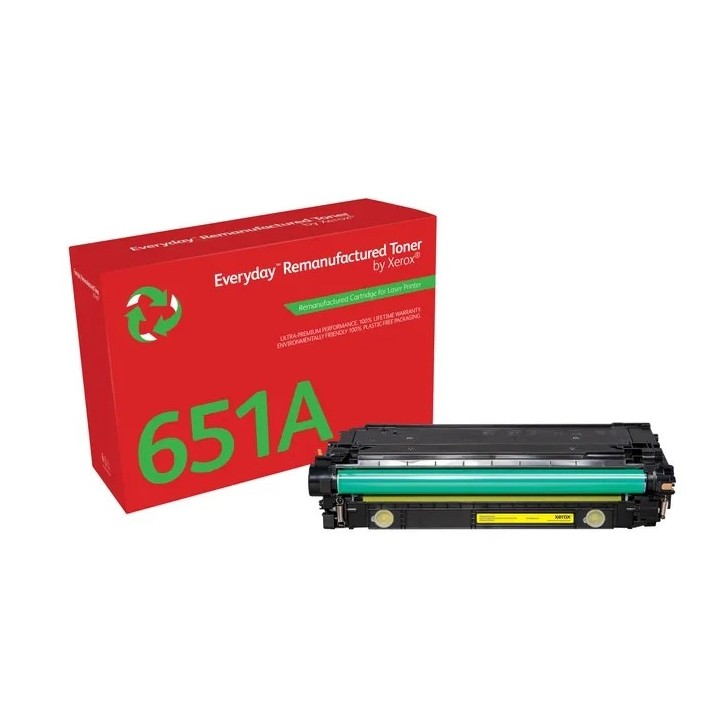Xerox Everyday HP CE342A/CE742A/CE272A Amarelo Toner Remanufaturado