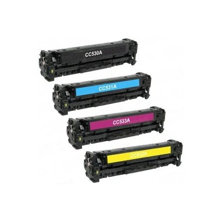Yellow toner universal HP CC532A/CE412A/CF382A/CAN718-2.8K