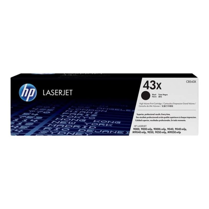 HP C8543X Preto Toner Original - 43X