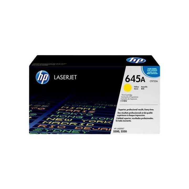 HP C9732A Amarelo Toner Original - 645A
