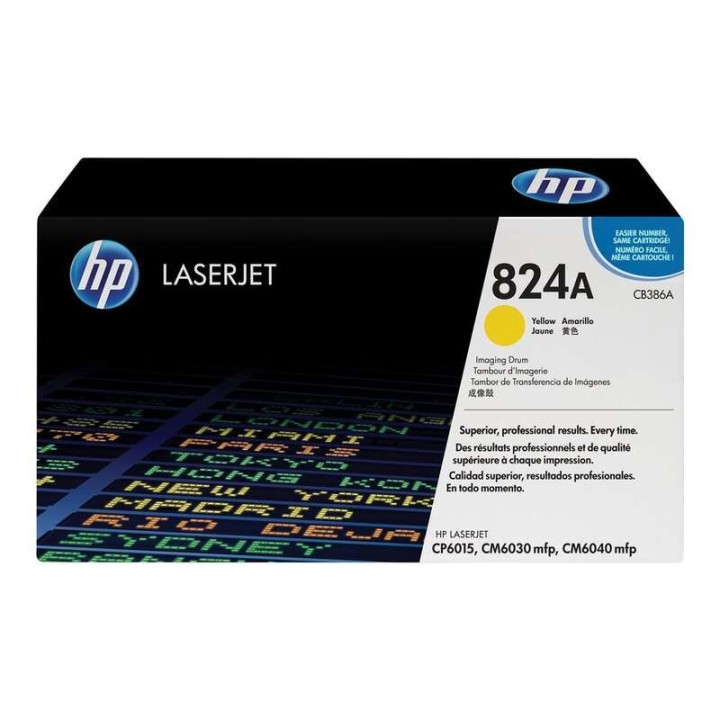 HP CB386A Amarelo Tambor de Imagem Original - 824A (Drum)