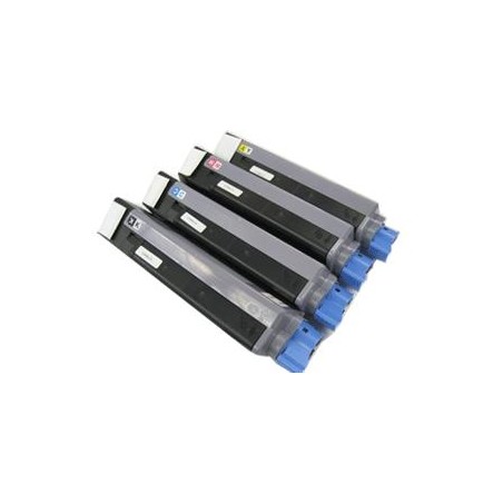 Black para OKI C5550 C5800 C5900 -6K43324424