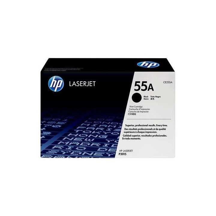 HP CE255A Preto Toner Original - 55A