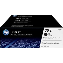 HP CE278A Preto Pack de 2 Toners Originais - 78A