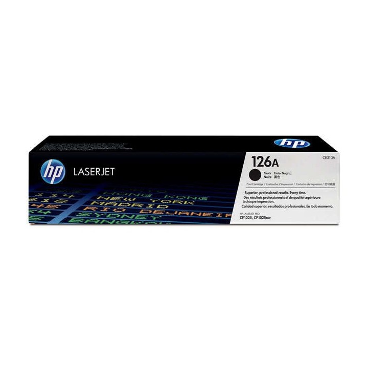 HP CE310A Preto Toner Original - 126A