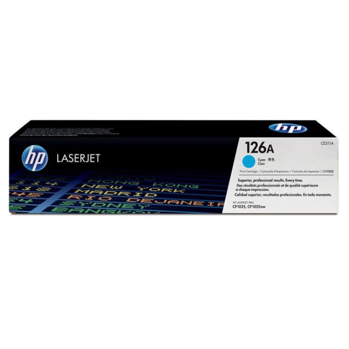 HP CE311A Ciano Toner Original - 126A