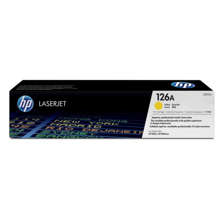 HP CE312A Amarelo Toner Original - 126A