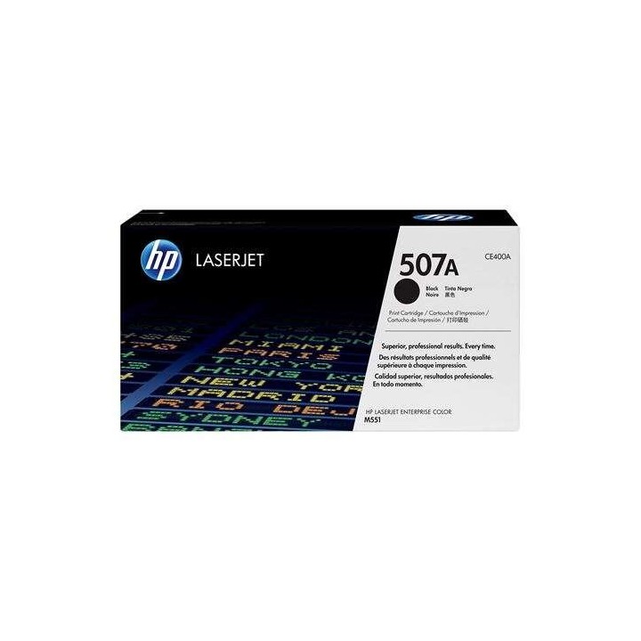 HP CE400A Preto Toner Original - 507A