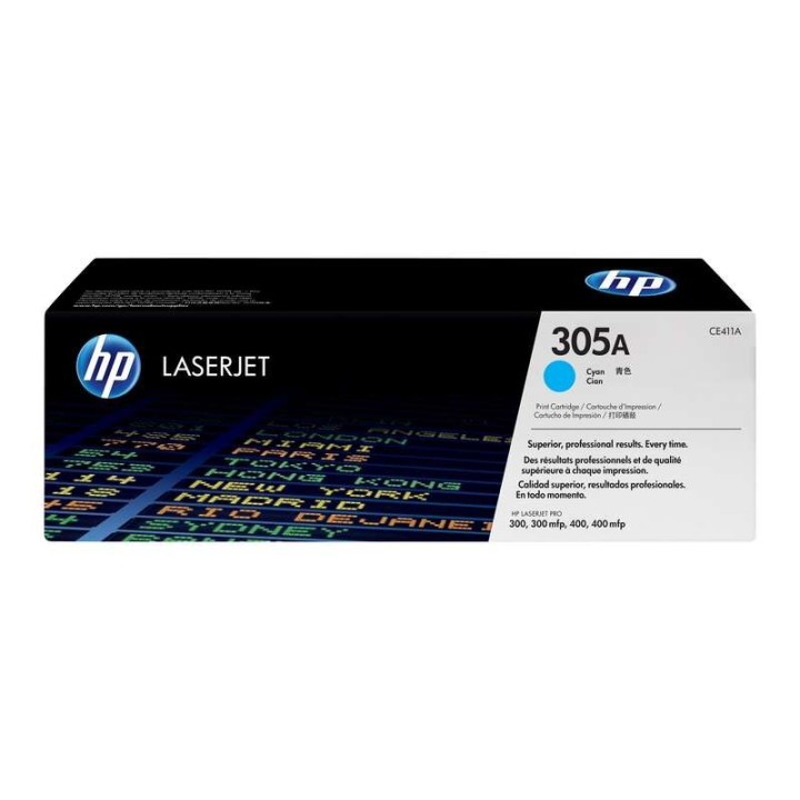 HP CE411A Ciano Toner Original - 305A