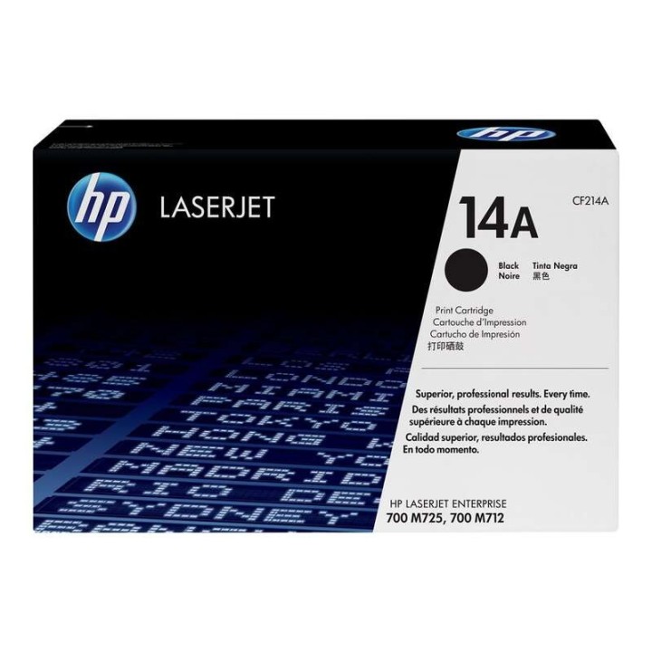 HP CF214A Preto Toner Original - 14A