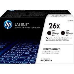 HP CF226X Preto Pack de 2 Toners Originais - 26X