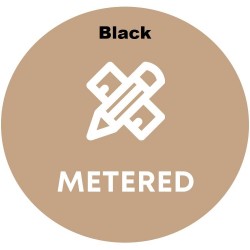 Black para Metered Color 550,560,570,C60,C70,7965-780K/30K