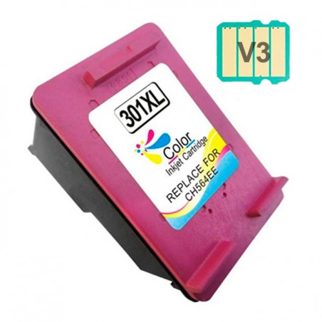 HP 301 XL Color CH564EE/CH562EE Tinteiro compatível