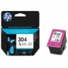 HP 304 Color Tinta Original - N9K05AE