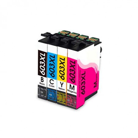Conjunto 4 Tinteiros Compatíveis Epson 603 XL - 21381-PK4