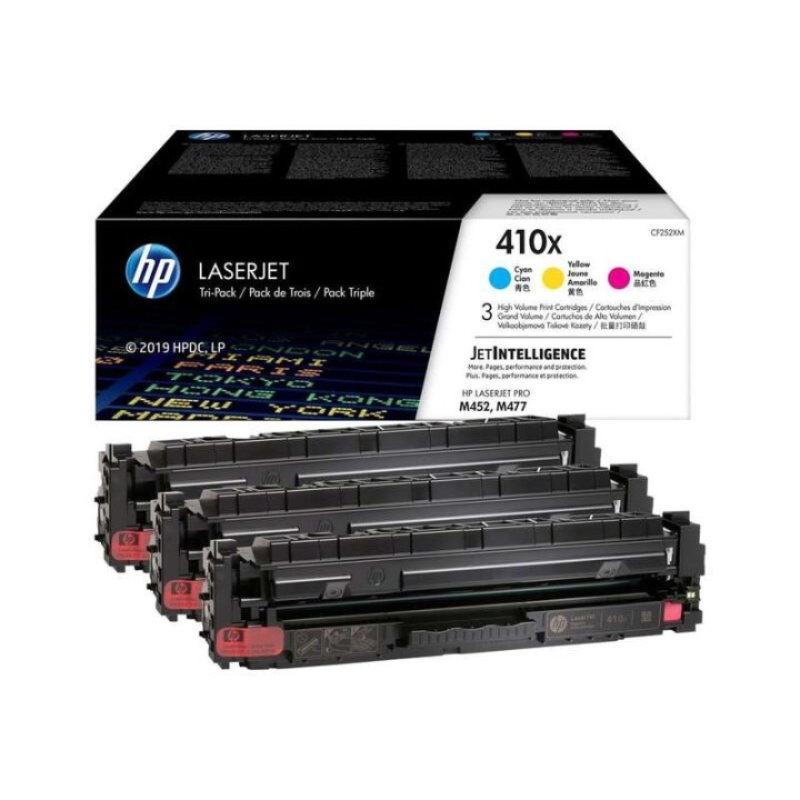 HP CF411X/CF412X/CF413X Pack de 3 Toners Originais - 410X