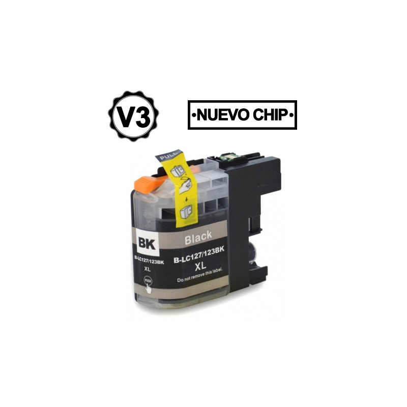 Brother LC123XL/LC121XL Negro Cartucho de Tinta Generico