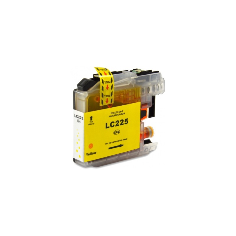 Brother LC225XL Amarelo Cartucho de Tinta Generico