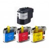 Brother LC229XL/LC225XL Pack de 4 Cartuchos de Tinta compativel