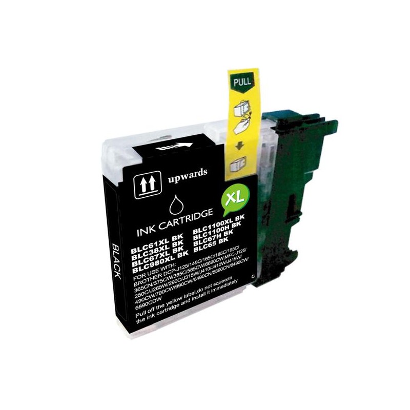 Brother LC980XL/LC1100XL/LC985XL Negro Cartucho de Tinta Generico
