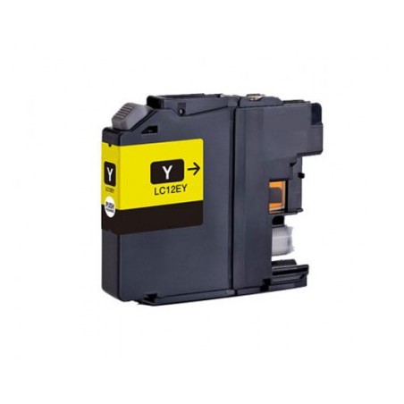 Brother LC12E Amarelo tinteiro compatível